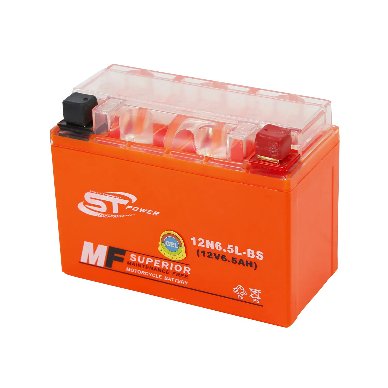 12n6.5L-BS 12V 6.5ah Rechargeable Mf Gel Motorcycle Battery