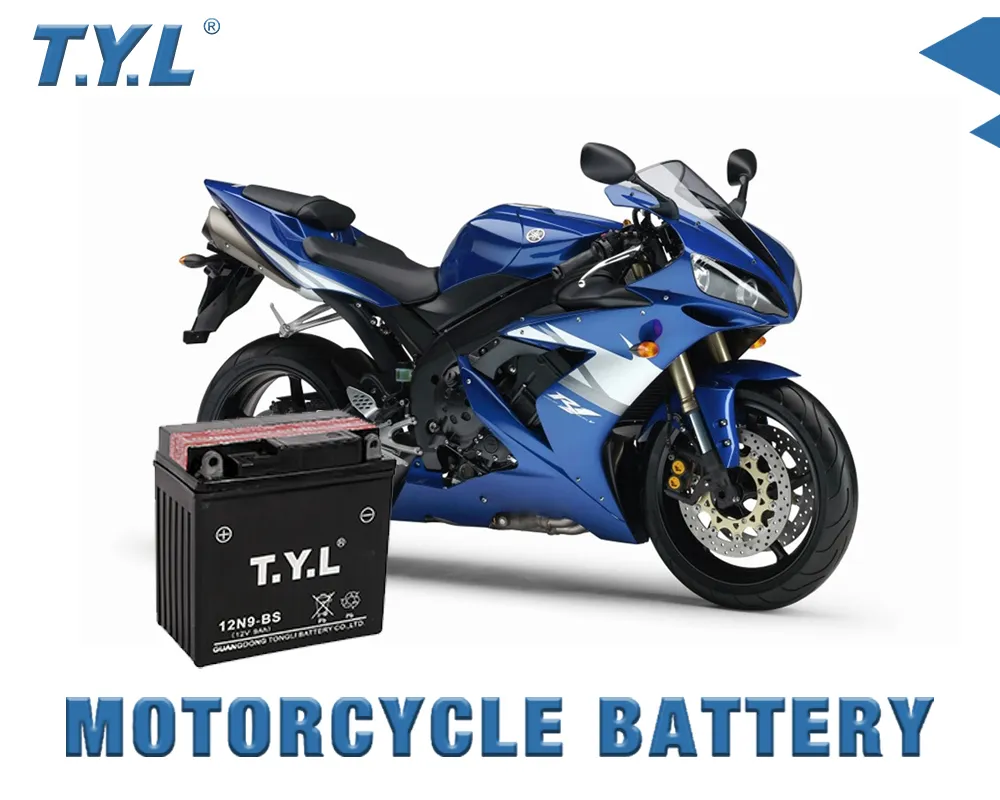 6n6 6V4ah Dry Charged Mf Motorcycle Battery with OEM Available