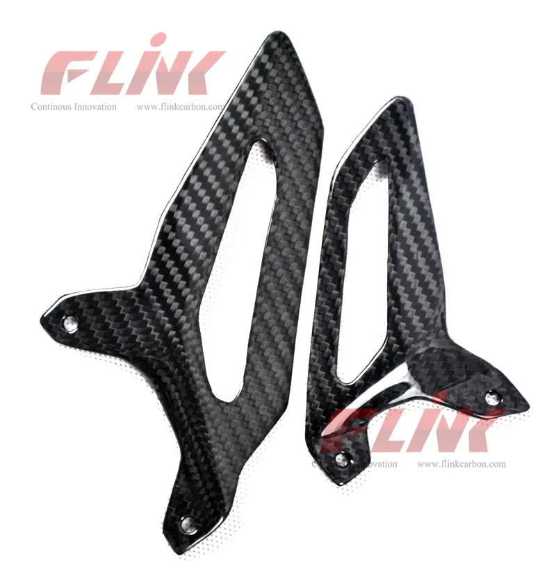 Carbon Fiber Heel Plates for Ducati 1199 Panigale