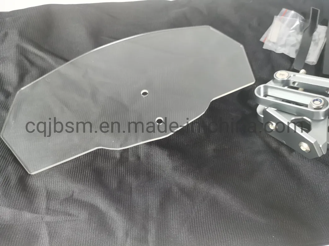 Cqjb New Style Adjustable Universal Wholesale Price Motorcycle Shield Windshield