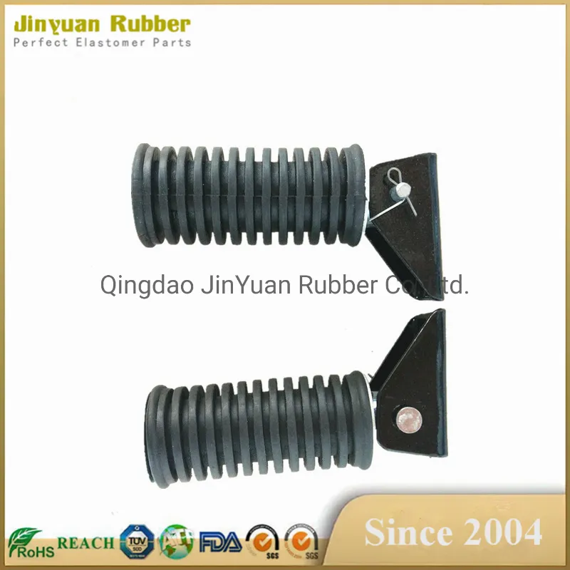 Good Quality Motorcycle Parts Rubber Footrest for Sale Biz100 Smash 110