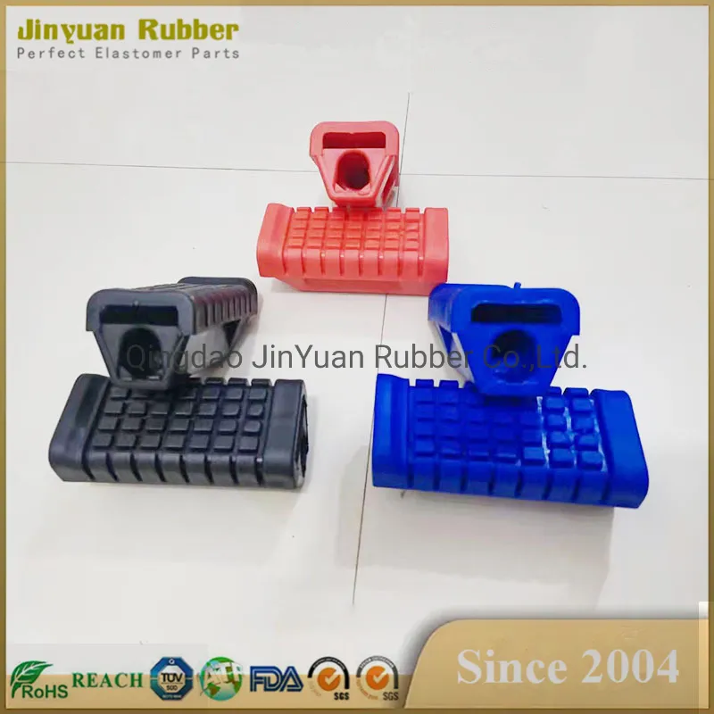 Good Quality Motorcycle Parts Rubber Footrest for Sale Biz100 Smash 110