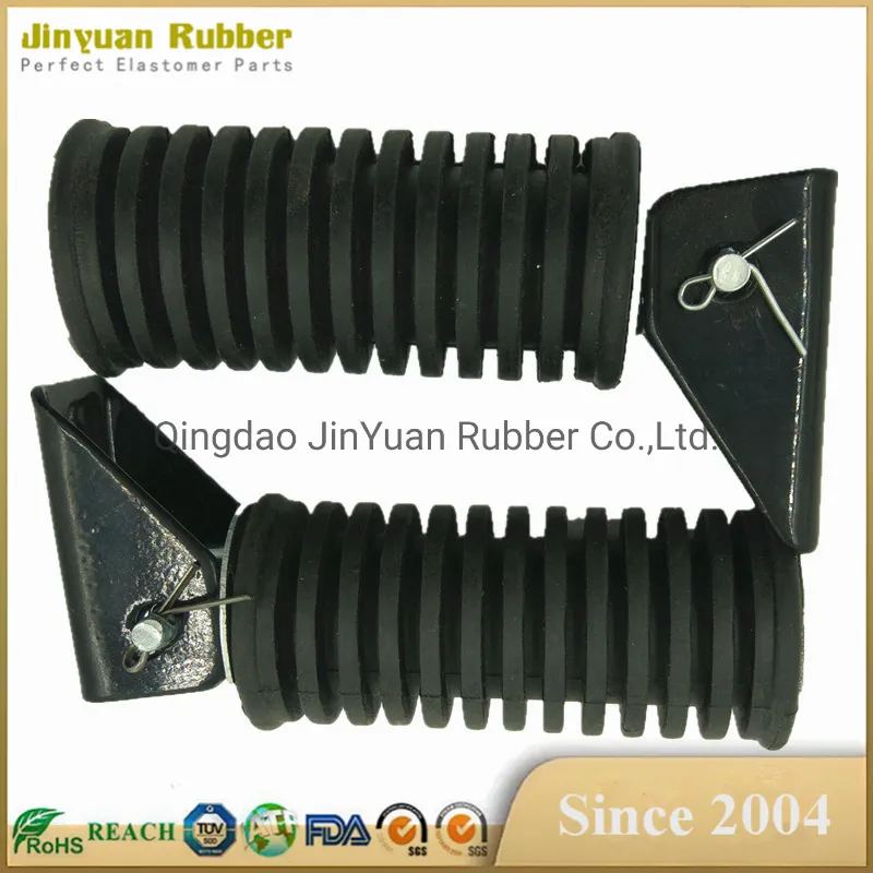 Good Quality Motorcycle Parts Rubber Footrest for Sale Biz100 Smash 110