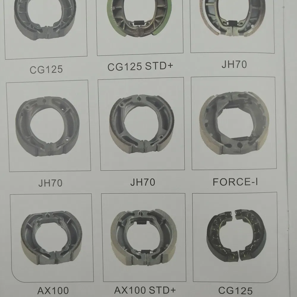 High Quality Motorcycle Brake Shoe Spare Parts for Jh70