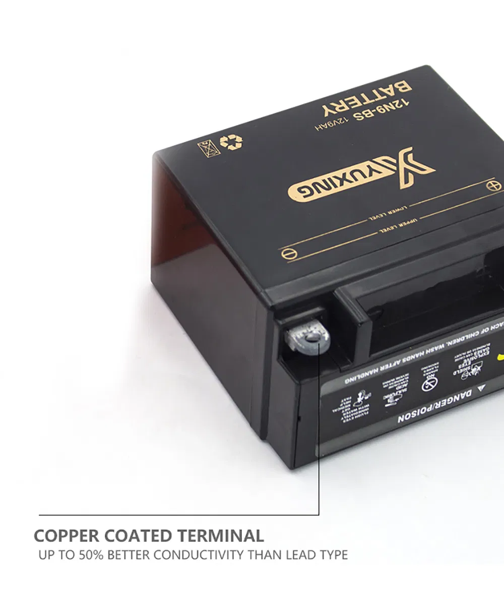 Hot Sale High Quality Motorcycle Parts Maintenance Free Battery: Mf12V5-1A