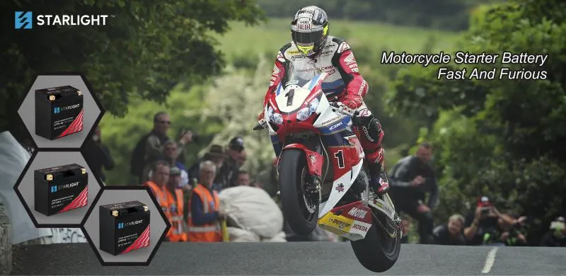 LFP9-BS 12.8V LiFePO4 Lithium Motorcycle Battery