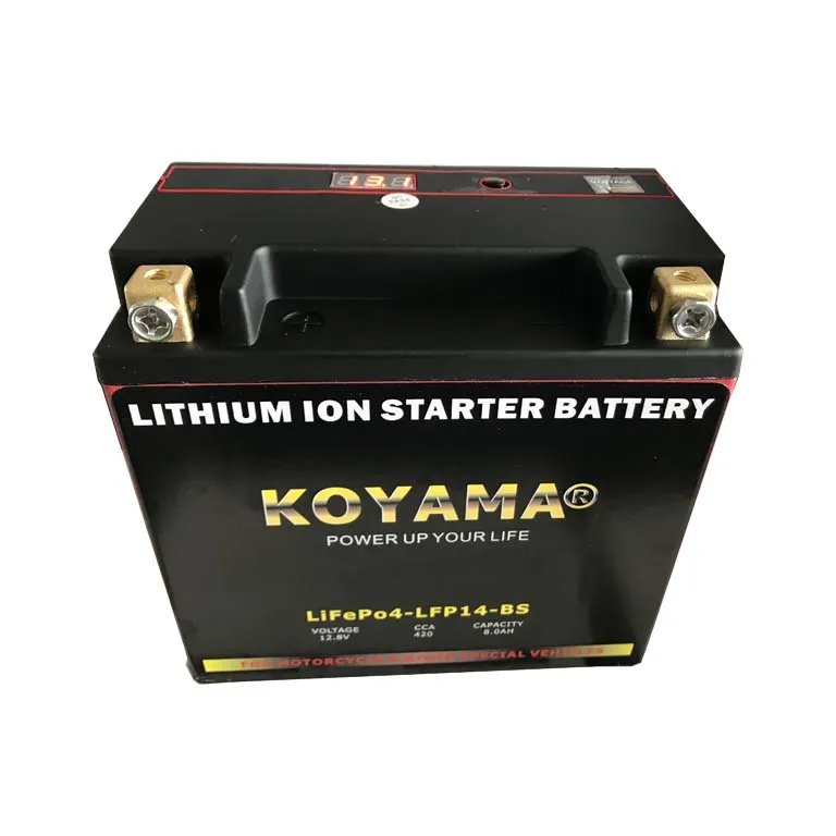 LiFePO4 Motorcycle Storage Battery Ytx9-BS 12V Lithium Ion LFP9-BS Battery