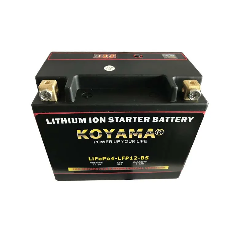 LiFePO4 Motorcycle Storage Battery Ytx9-BS 12V Lithium Ion LFP9-BS Battery
