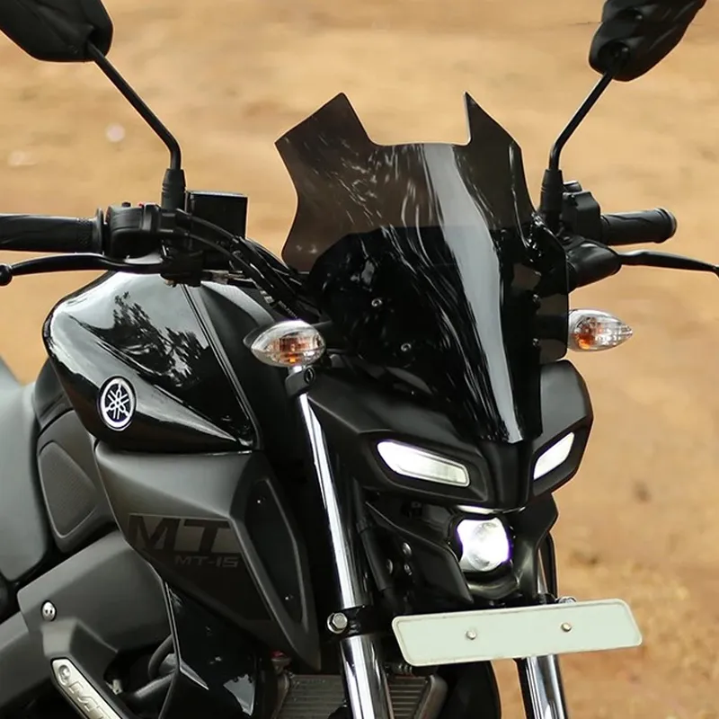 Motorcycle Accessories Screen Windshield Fairing Windscreen for YAMAHA Mt15 2019-2020 Clear