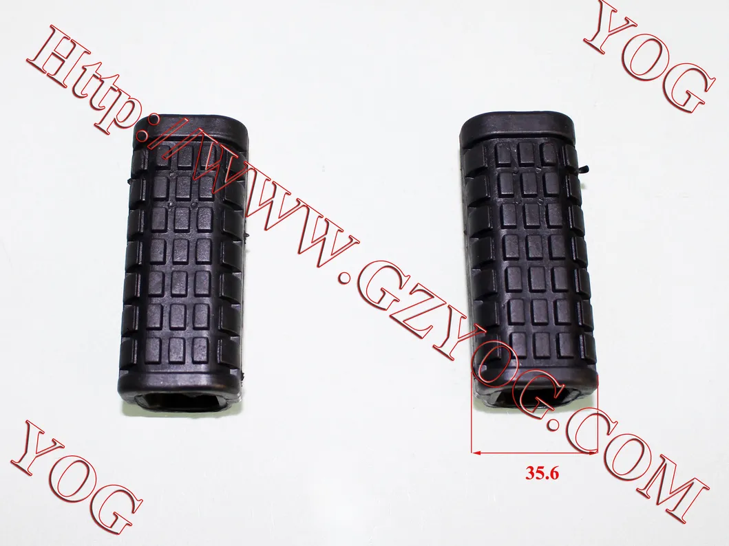 Motorcycle Caucho Estribo Front Footrest Rubber Wy125 Ax100 Sanya110