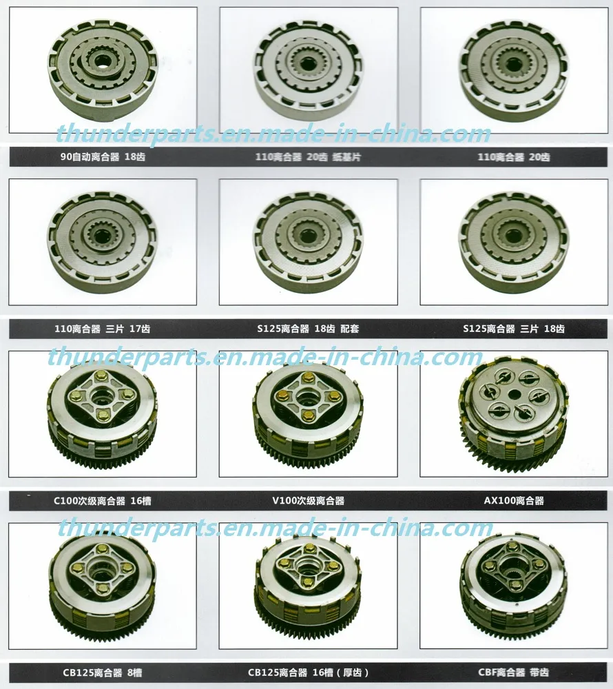 Motorcycle Clutch Disc Plate Fiber Spare Parts for Honda/Suzuki/YAMAHA/Bajaj Motorcycles