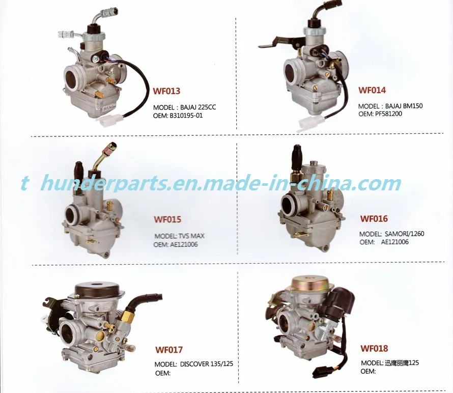 Motorcycle Engine Carburetor Kit Reparing Parts for Honda/YAMAHA/Suzuki/Bajai Motorcycles