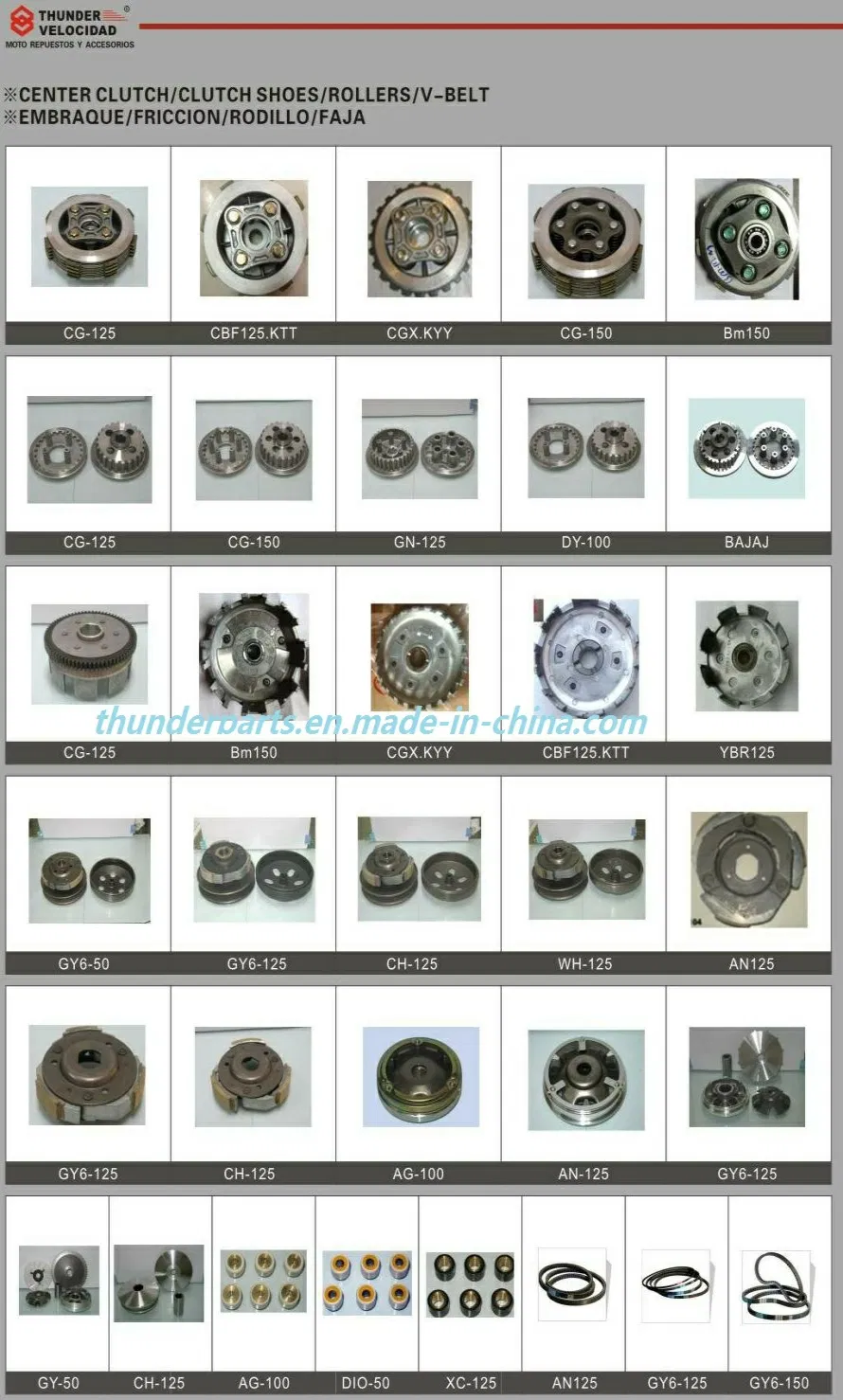 Motorcycle Engine Parts Set Gear Cg200/Caja De Cambios/Pinon Completa