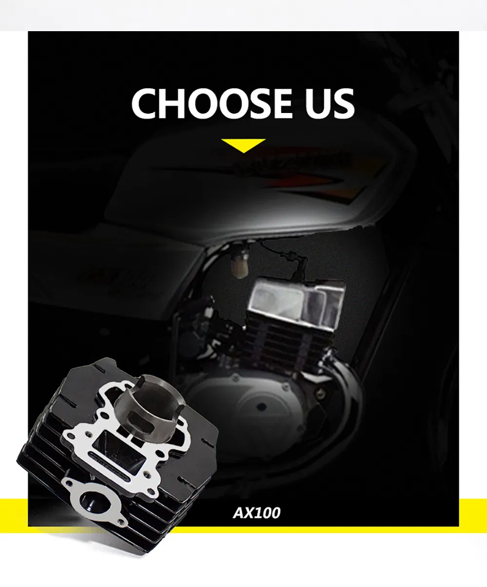 Motorcycle Engine Spare Part Motorcycle Cylinder Block Kit with (Piston, Piston rings)