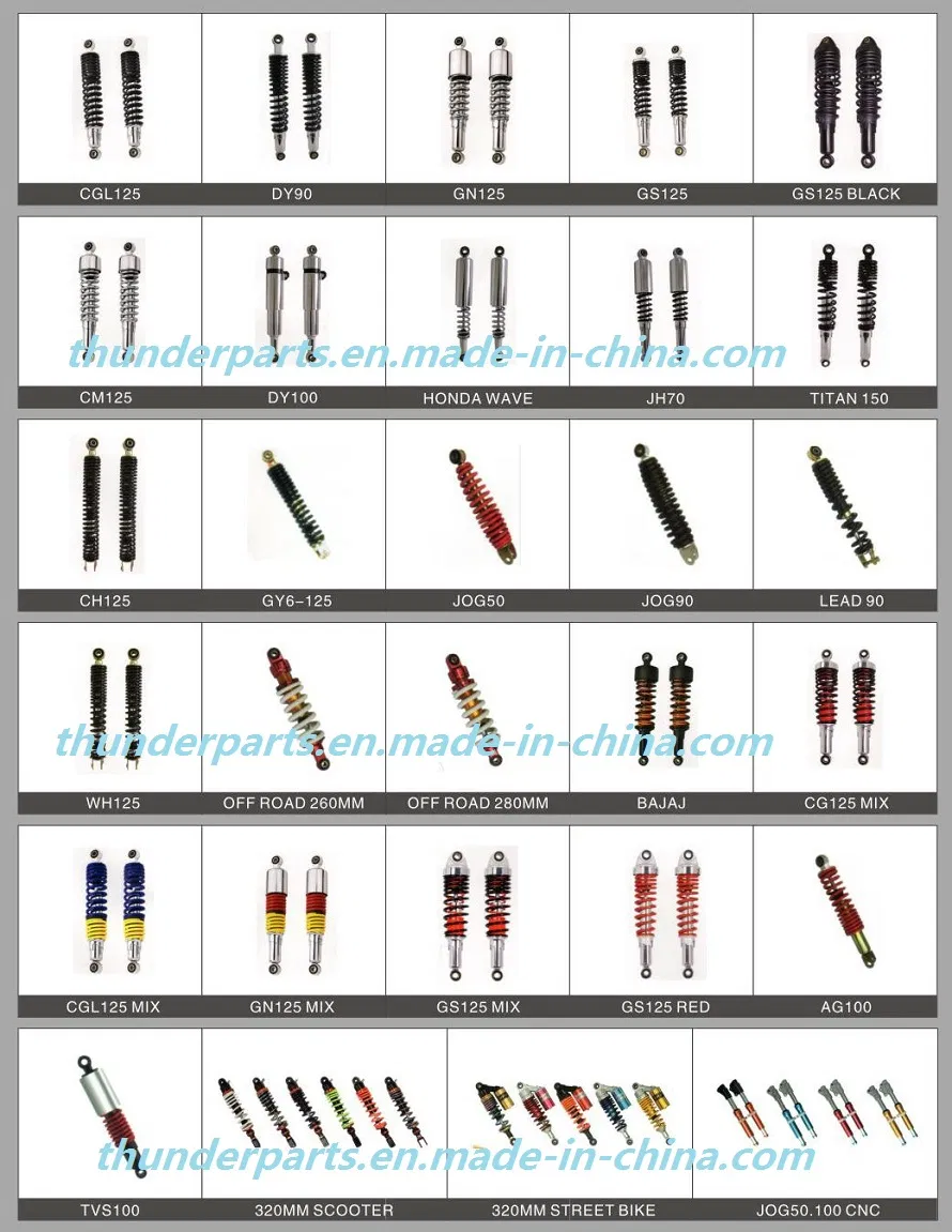 Motorcycle Front Fork/Shock Absober/Telescopcio/Suspension/Barras /Amortiguadore Completa Bajaj, Haojue, Bajaj, Tvs, Honda, YAMAHA, Suzuki