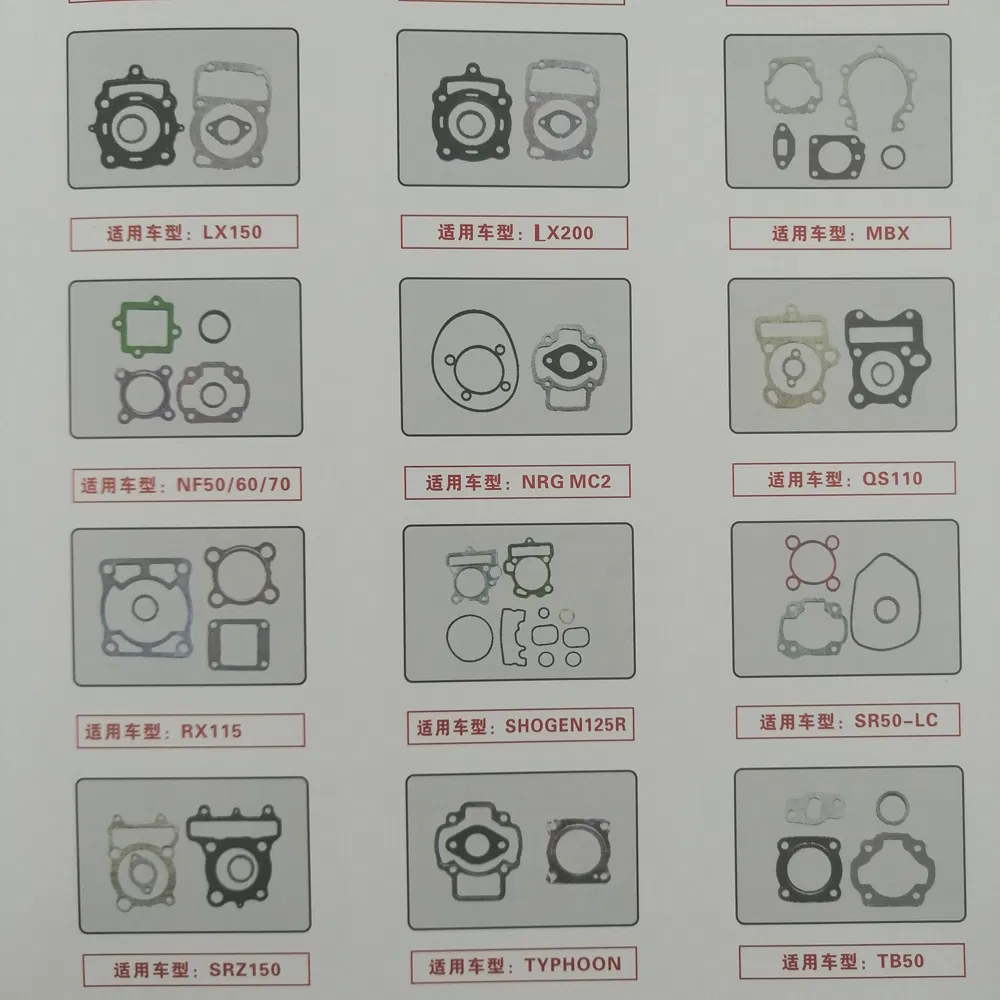 Motorcycle Gasket Kit for YAMAHA Ybr125