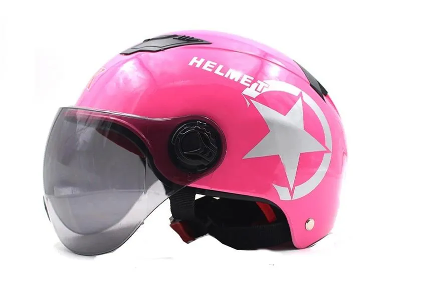Motorcycle Helmet Scooter Bike Open Face Half Baseball Cap Anti-UV Safety Hard Helmet