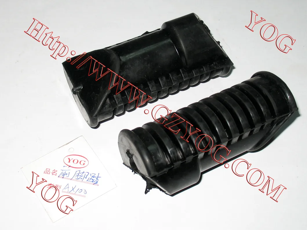 Motorcycle Spare Parts Front Footrest Rubber for 110cc Cgl125 Hlx125