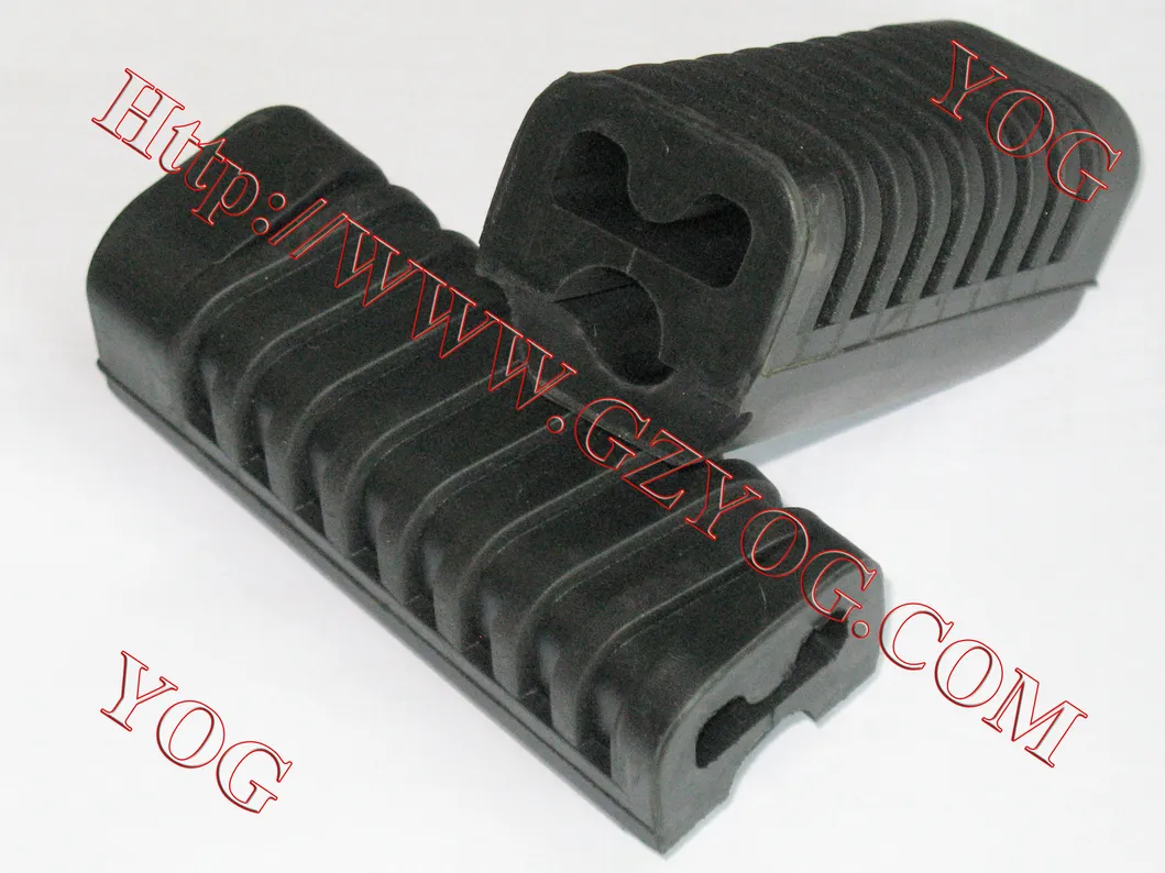 Motorcycle Spare Parts Front Footrest Rubber for 110cc Cgl125 Hlx125