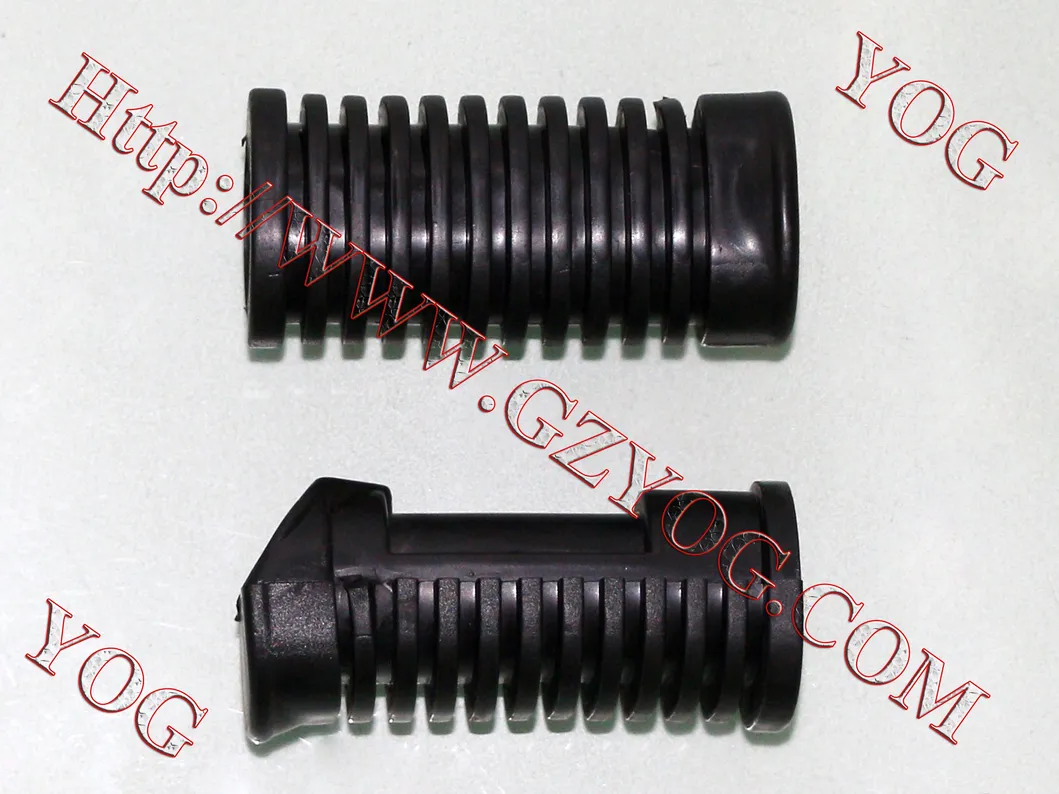 Motorcycle Spare Parts Front Footrest Rubber for 110cc Cgl125 Hlx125