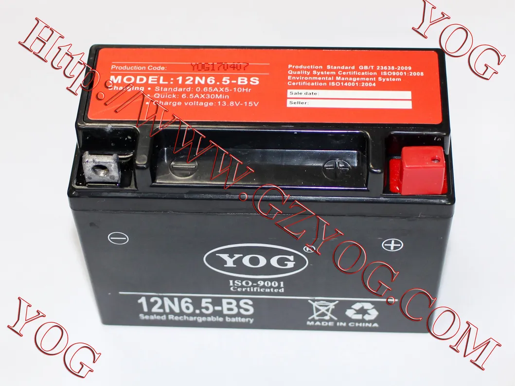 Motorcycle Spare Parts Mf Battery for Ytx7lbs 12n5BS 12n7ABS