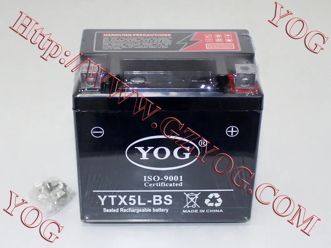 Motorcycle Spare Parts Mf Battery for Ytx7lbs 12n5BS 12n7ABS