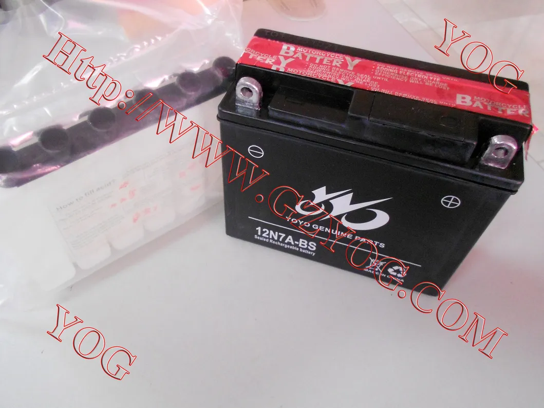 Motorcycle Spare Parts Mf Battery for Ytx7lbs 12n5BS 12n7ABS
