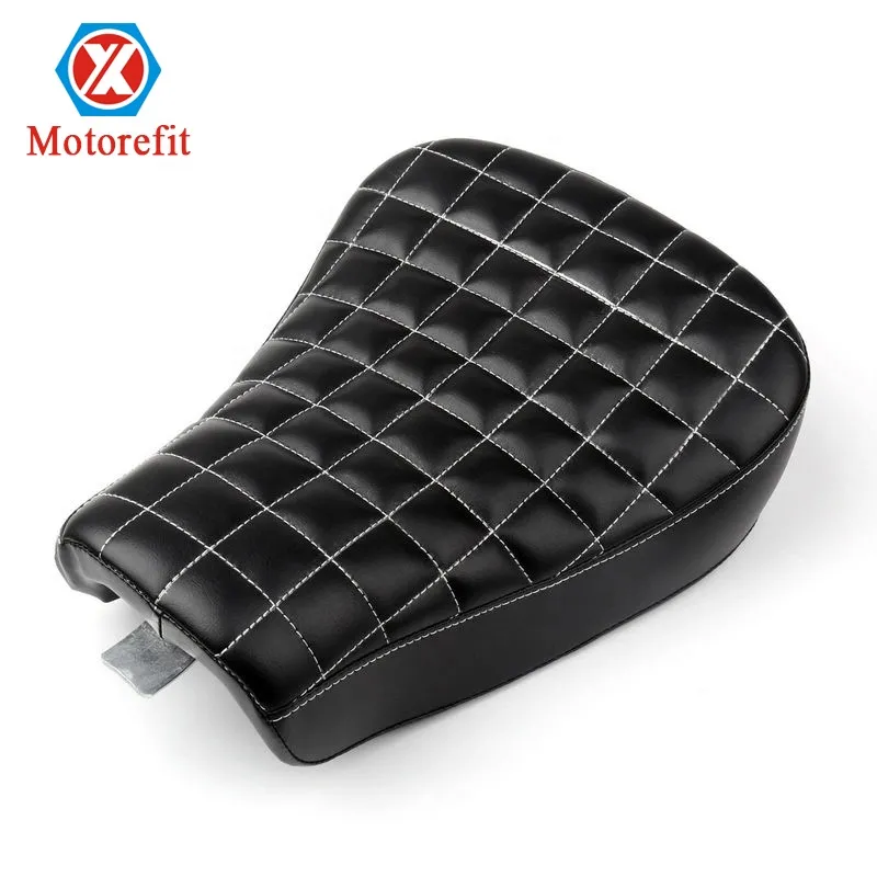 Motorcyle Parts Motorefit New Motorcycle Black Front Driver Solo Lattice Seat Cushion for Harley Sportster XL1200 883 72 48