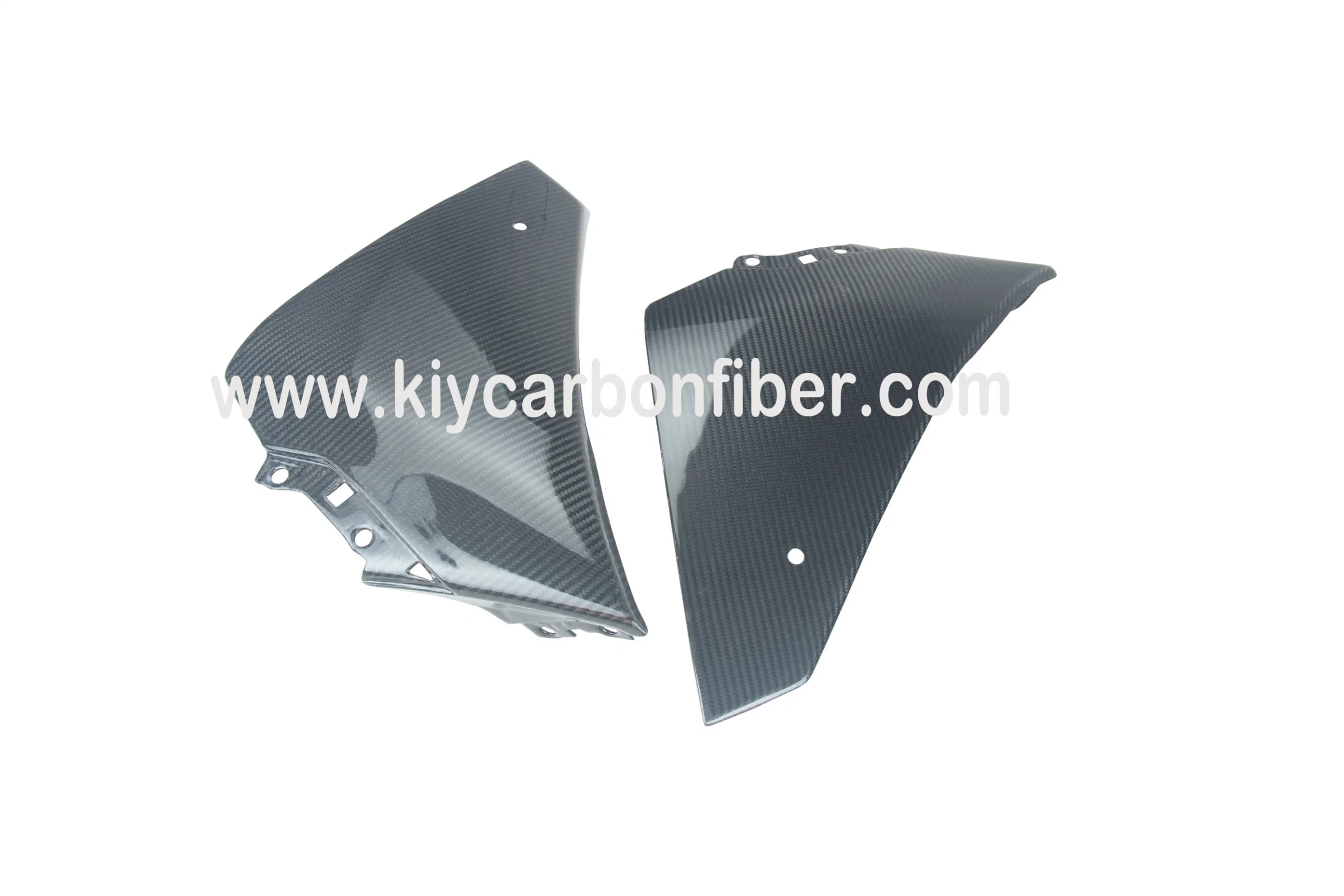 Twill Carbon Fiber Motorcycle Side Panels for YAMAHA R1 Glossy