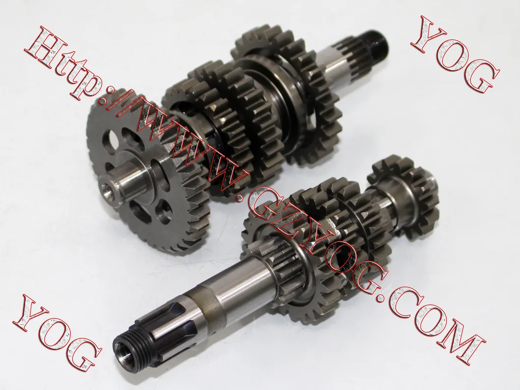 Yog Motorcycle Engine Main Counter Shaft Complete/Transmission Gear Comp.