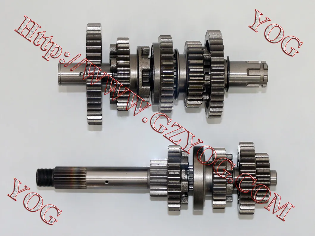 Yog Motorcycle Engine Main Counter Shaft Complete/Transmission Gear Comp.