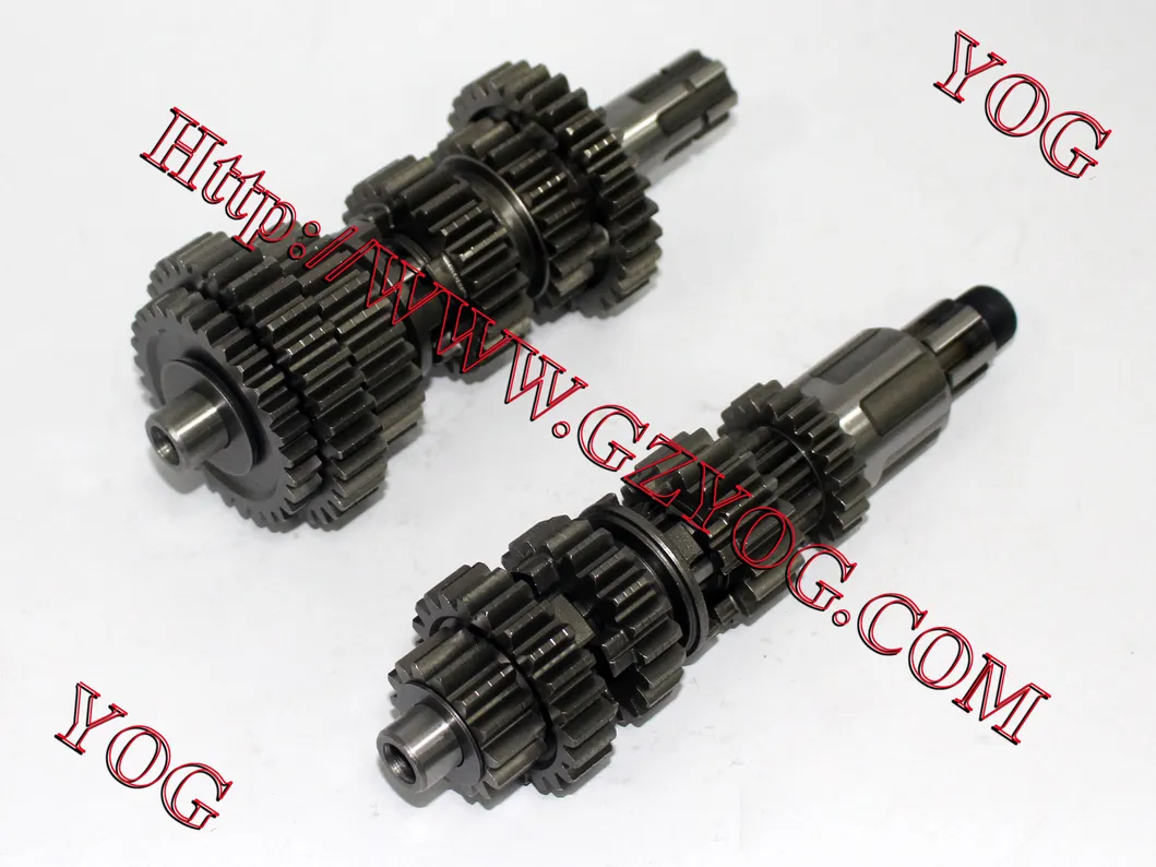 Yog Motorcycle Engine Main Counter Shaft Complete/Transmission Gear Comp.