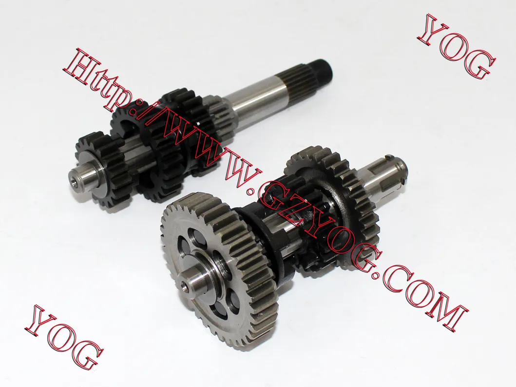 Yog Motorcycle Engine Main Counter Shaft Complete/Transmission Gear Comp.