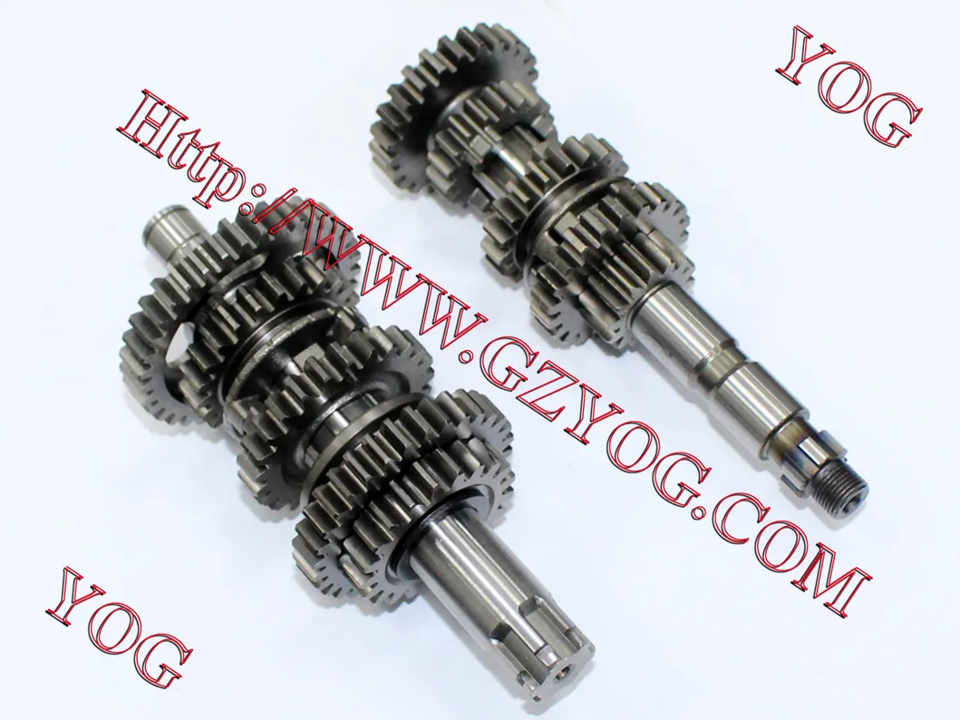 Yog Motorcycle Engine Main Counter Shaft Complete/Transmission Gear Comp.