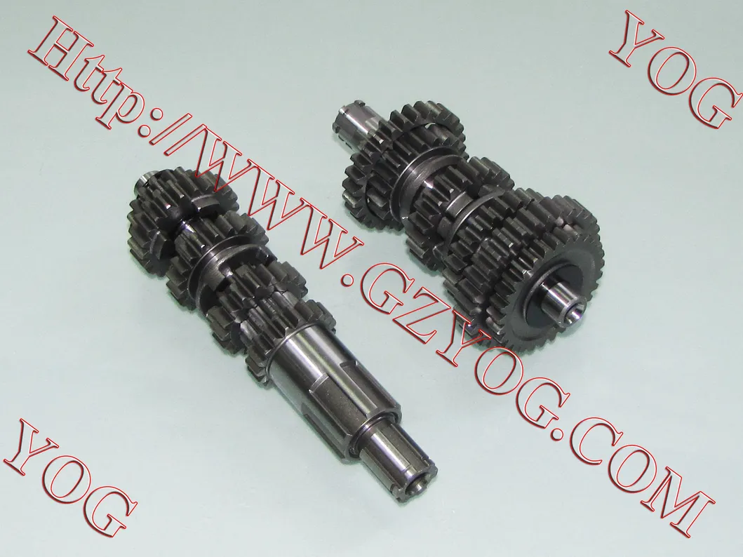 Yog Motorcycle Engine Main Counter Shaft Complete/Transmission Gear Comp.