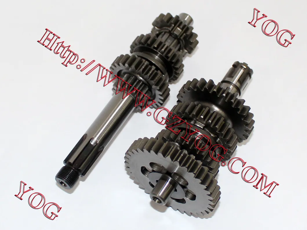 Yog Motorcycle Engine Main Counter Shaft Complete/Transmission Gear Comp.