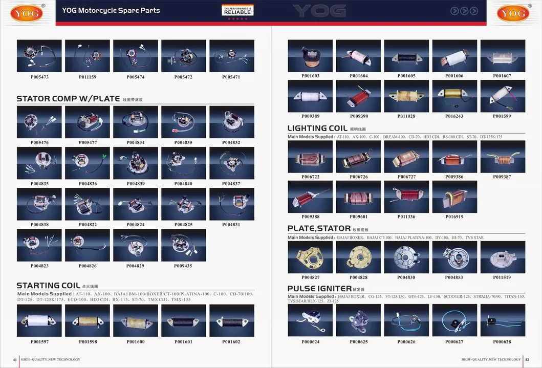 Yog Motorcycle Magnet Coil Estaror Stator Comp CB110